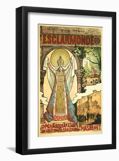 Massenet Opera Esclaramonde-null-Framed Art Print