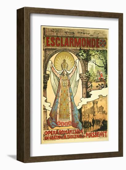 Massenet Opera Esclaramonde-null-Framed Art Print