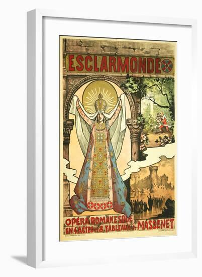 Massenet Opera Esclaramonde-null-Framed Art Print