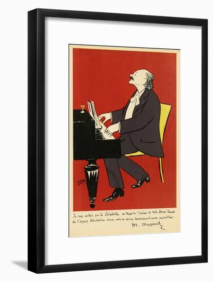 Massenet, Sem, Celebrites-null-Framed Art Print