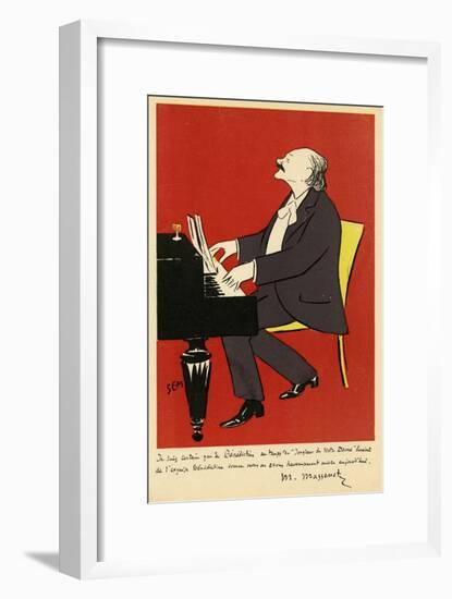 Massenet, Sem, Celebrites-null-Framed Art Print