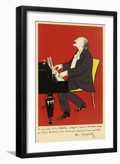 Massenet, Sem, Celebrites-null-Framed Art Print