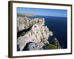 Massif Des Calanques, Bouches-Du-Rhone, Provence, France, Mediterranean-Bruno Morandi-Framed Photographic Print