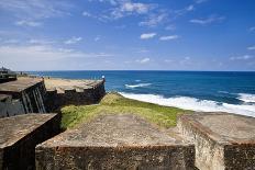 Fortress and Sea, Old San Juan, Puerto Rico-Massimo Borchi-Photographic Print