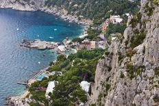 Marina Piccola and Coast from Giardini Di Augusto, Capri, Capri Island, Campania, Italy-Massimo Borchi-Photographic Print
