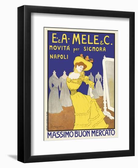 Massimo Buon Mercato, 1902-Leonetto Cappiello-Framed Art Print