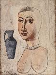 Woman with Folded Arms-Massimo Campigli-Giclee Print