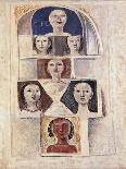 Woman with Folded Arms-Massimo Campigli-Giclee Print