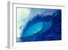 Massive Empty Breaker Ready for the Next Surfer Tahiti-Tony Harrington-Framed Photographic Print