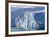 Massive icebergs calved from the Jakobshavn Isbrae glacier-Michael Nolan-Framed Photographic Print