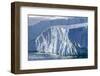 Massive icebergs calved from the Jakobshavn Isbrae glacier-Michael Nolan-Framed Photographic Print