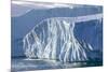 Massive icebergs calved from the Jakobshavn Isbrae glacier-Michael Nolan-Mounted Photographic Print