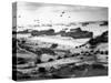 Massive Landing of US Troops, Supplies and Equipment in the Days Following D-Day on Omaha Beach-null-Stretched Canvas