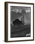 Massive Otis Steel Mill Surrounded by Tanker Cars on Railroad Track on a Cloudy Day-Margaret Bourke-White-Framed Photographic Print