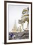 Massive statue of Samantabhadra at the summit of Mount Emei (Emei Shan), UNESCO World Heritage Site-Michael Snell-Framed Photographic Print