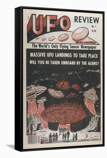 Massive UFO Landings to Take Place: Will You be Taken Onboard by the Aliens?-null-Framed Stretched Canvas