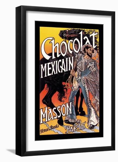 Masson: Chocolat Mexicain-Eugene Grasset-Framed Art Print