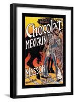 Masson: Chocolat Mexicain-Eugene Grasset-Framed Art Print