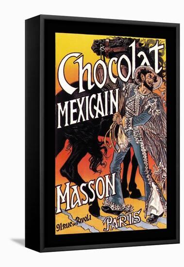 Masson: Chocolat Mexicain-Eugene Grasset-Framed Stretched Canvas