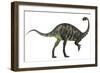 Massospondylus Dinosaur Fromt He Jurassic Age of Africa-null-Framed Art Print