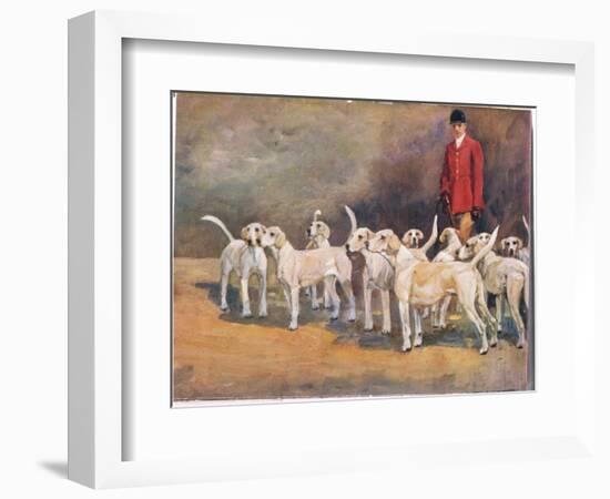 Master and Hounds, Illustration from 'Hounds'-Thomas Ivester Lloyd-Framed Giclee Print