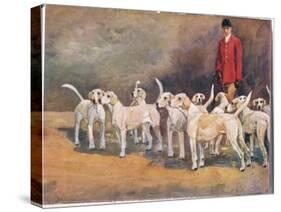 Master and Hounds, Illustration from 'Hounds'-Thomas Ivester Lloyd-Stretched Canvas