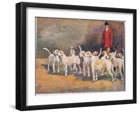 Master and Hounds, Illustration from 'Hounds'-Thomas Ivester Lloyd-Framed Giclee Print