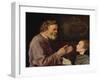 Master and Pupil, 1620-Jacques II de Gheyn-Framed Giclee Print