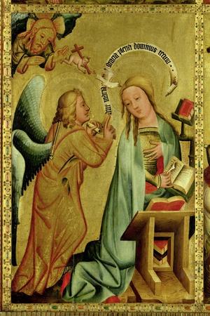 The Annunciation from the High Altar of St. Peter's in Hamburg, the Grabower Altar, 1383