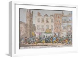 Master Billy's Procession to Grocers' Hall, 1784-Thomas Rowlandson-Framed Giclee Print