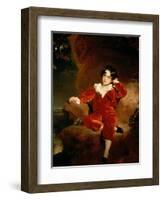 Master Charles William Lambton, 1825-Thomas Lawrence-Framed Premium Giclee Print