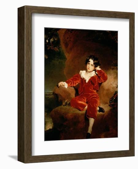 Master Charles William Lambton, 1825-Thomas Lawrence-Framed Premium Giclee Print