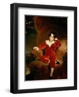 Master Charles William Lambton, 1825-Thomas Lawrence-Framed Premium Giclee Print