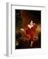 Master Charles William Lambton, 1825-Thomas Lawrence-Framed Premium Giclee Print