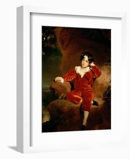 Master Charles William Lambton, 1825-Thomas Lawrence-Framed Premium Giclee Print