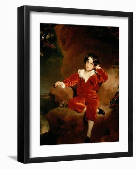 Master Charles William Lambton, 1825-Thomas Lawrence-Framed Giclee Print