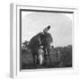 Master Ekbal Feeding an Elephant, India, 1900s-null-Framed Giclee Print