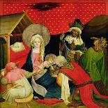 The Nativity, Panel from the St. Thomas Altar from St. John's Church, Hamburg, Begun in 1424-Master Francke-Stretched Canvas