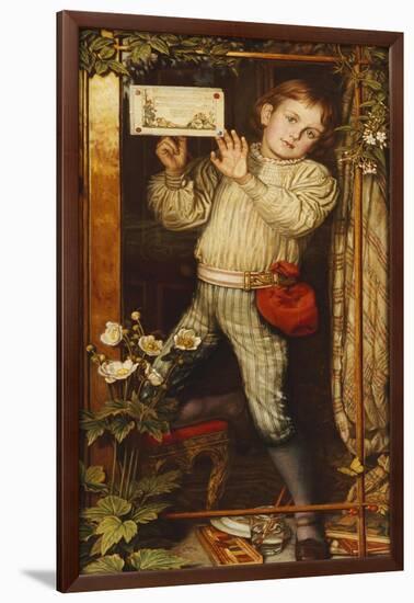 Master Hilary-The Tracer, 1886-William Holman Hunt-Framed Giclee Print