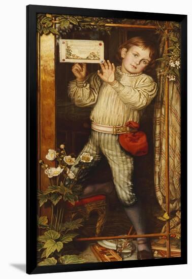 Master Hilary-The Tracer, 1886-William Holman Hunt-Framed Giclee Print