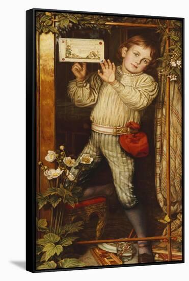 Master Hilary-The Tracer, 1886-William Holman Hunt-Framed Stretched Canvas