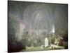 Master Jan Hus (1369-1415) Preaching in the Bethlehem Chapel, from the 'Slav Epic', 1916-Alphonse Mucha-Stretched Canvas