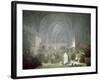 Master Jan Hus (1369-1415) Preaching in the Bethlehem Chapel, from the 'Slav Epic', 1916-Alphonse Mucha-Framed Giclee Print