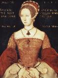 Portrait of Mary I or Mary Tudor (1516-58), Daughter of Henry VIII, at the Age of 28, 1544-Master John Of Samakov-Giclee Print