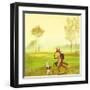 Master Lamb and His Painting Master-DD McInnes-Framed Art Print