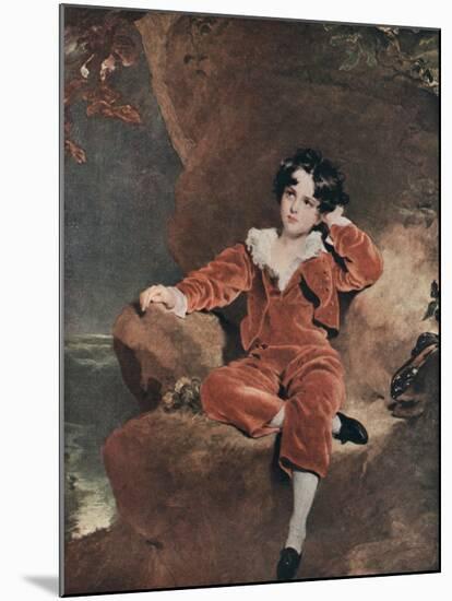 Master Lambton, 1825-Thomas Lawrence-Mounted Giclee Print