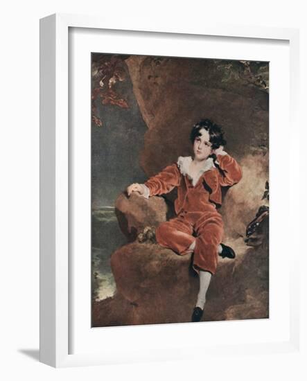 Master Lambton, 1825-Thomas Lawrence-Framed Giclee Print