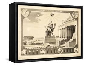 Master Mason-Charles E. Sickels-Framed Stretched Canvas