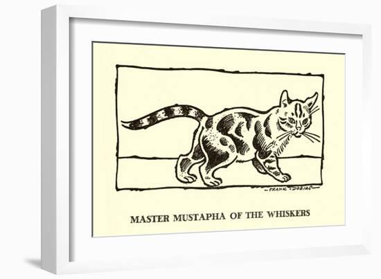 Master Mustapha Of The Whiskers-Frank Dobias-Framed Art Print