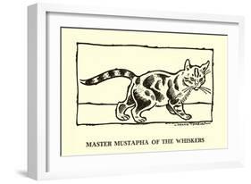 Master Mustapha Of The Whiskers-Frank Dobias-Framed Art Print